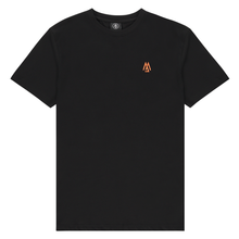 Load image into Gallery viewer, BLACK AND ORANGE TEE
